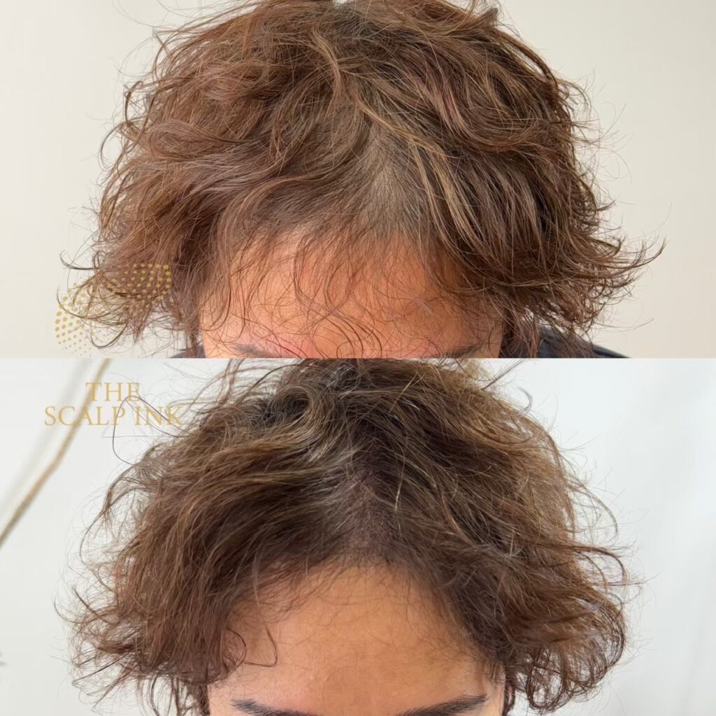 💖✨生え際の印象、変えてみませんか？スカルプインクメイク実例ビフォーアフター✨💖